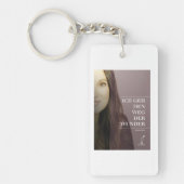 ICH GEH DEN WEG DER WUNDER - Buchcover キーホルダー (正面)