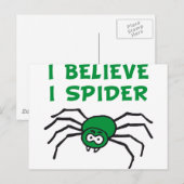 Ich glaub ich spinne - i信じ spider ポストカード (正面/裏面)