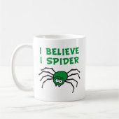 Ich glaub ich spinne - i believe i spider コーヒーマグカップ (左)