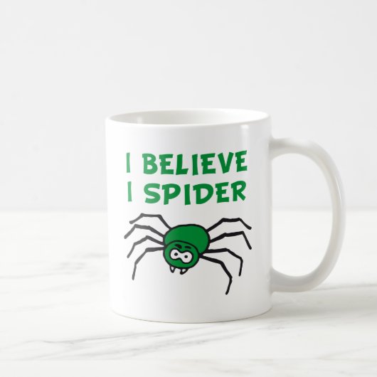 Ich glaub ich spinne - i believe i spider コーヒーマグカップ (右)