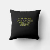 Ich hab das Caos voll im griff クッション (裏面)