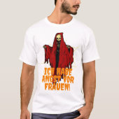 Ich habe Angst vor Frauen Lustiges Shirt Tシャツ (正面)