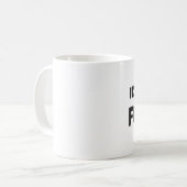 Ich habe fertig コーヒーマグカップ (正面左)