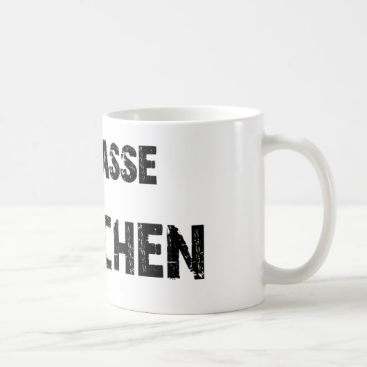 Ich hasse Menschen Tasse コーヒーマグカップ (右)
