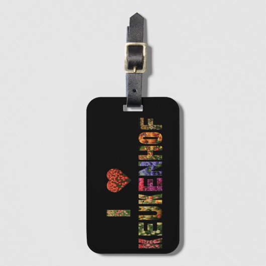 Ich ♥ Keukenhof - Exklusiver Designer ラゲッジタグ (正面縦)