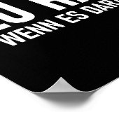 ICH LERNE DOCH NICHT SPRECHENポスター ポスター (角)