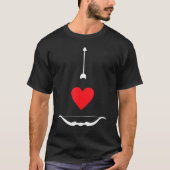 Ich Liebe Archery Recurve Bow Tシャツ (正面)