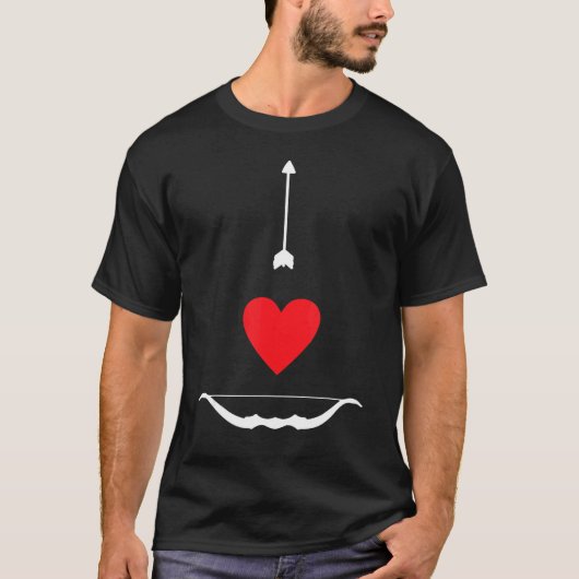 Ich Liebe Archery Recurve Bow Tシャツ (正面)