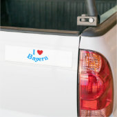 Ich liebe Bayern I love Bavaria バンパーステッカー (トラック上)