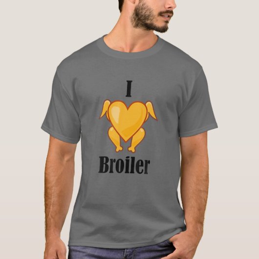 Ich Liebe BroilerローストチキンオッシーおもしろいDDR Say Tシャツ (正面)