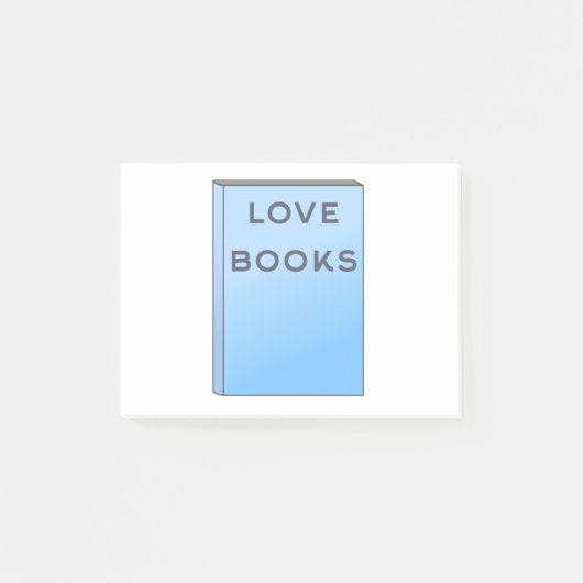 Ich liebe Bücher ポストイット (正面)