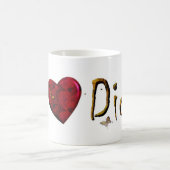Ich Liebe Dich コーヒーマグカップ (中央)
