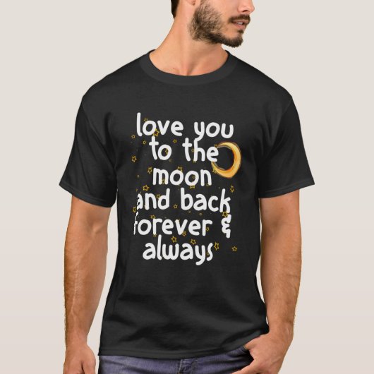 Ich liebe dich zum Mars und zurück Astronomie Tシャツ (正面)
