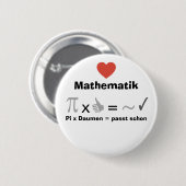 Ich liebe Mathematik 缶バッジ (正面&裏面)