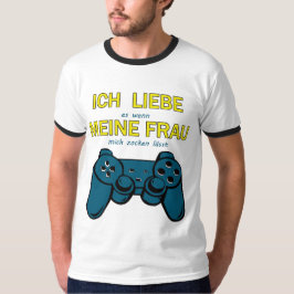 Ich liebe meine Frau - Gaming Design Tシャツ