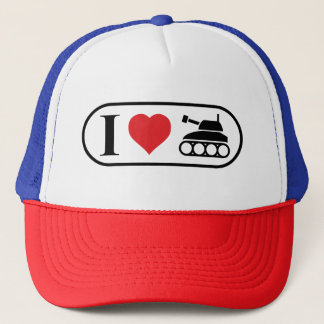 Ich liebe Panzer - I Love Tanks - Trucker Cap キャップ