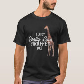 Ich mag Giraffen Tシャツ (正面)