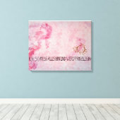 Ich schmeiss alles hin und werd` Prinzessin キャンバスプリント (インサイチュ (ウッドフロア))