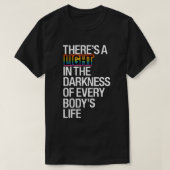 Ich sehe ein Licht - There's A Light Tシャツ (デザイン正面)