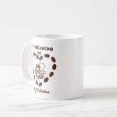 Ich träume von meinem Valentin Kaffeetasse コーヒーマグカップ (正面左)