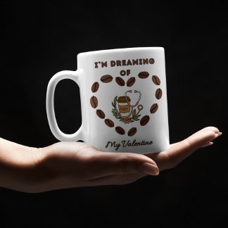 Ich träume von meinem Valentin Kaffeetasse コーヒーマグカップ