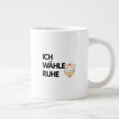 Ich Wähle Ruhe Mug Combo ,穏やかなコーヒーマグ ジャンボコーヒーマグカップ (右)