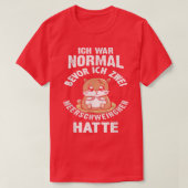 Ich War Normal Bevor Ich Zwei Guinea Pigs Hatte Tシャツ (デザイン正面)