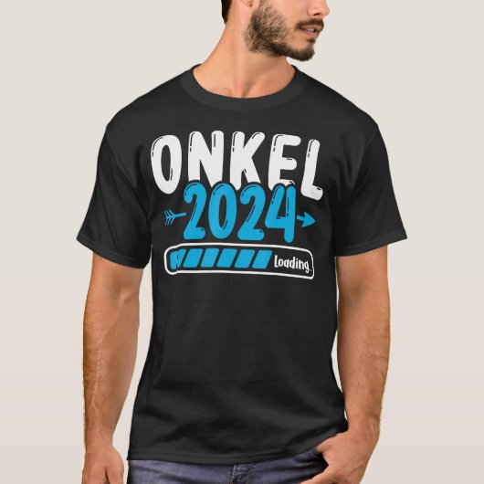Ich Werde Uncle 2024妊娠発表を読み込む Tシャツ (正面)