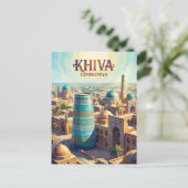 Ichan Kala Uzbekistan ポストカード (スタンド正面)