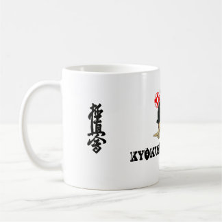ICHIGEKI, kanji, kanji, KYOKUSHIN KARATE, dojo コーヒーマグカップ