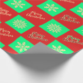 Ichimatsu Christmas Pattern ラッピングペーパー (角)