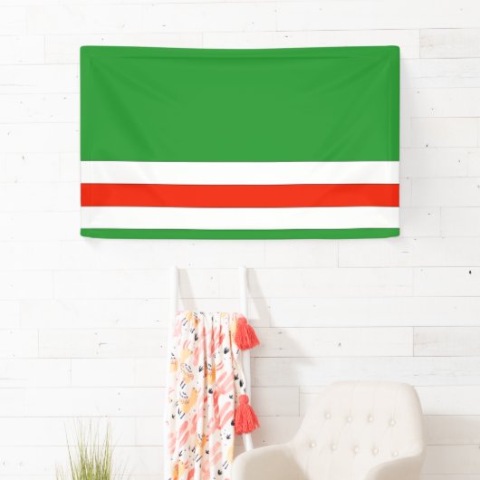 Ichkeriaの旗 横断幕 (インサイチュ)