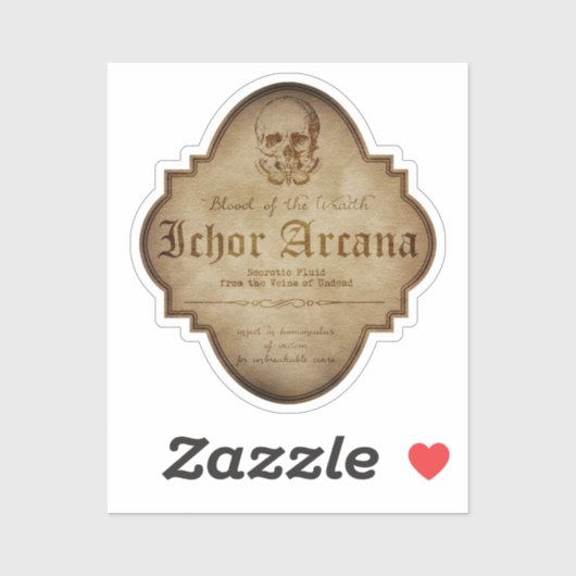 Ichor Arcana Blood of Wraith Apothecary DC シール (シート)