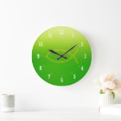 Ichthus -キリスト教の魚の記号の柱時計 ラージ壁時計 (ホーム)