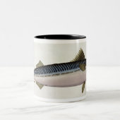 「Ichthyoからのサバ(ScomberのScomber)のプレートLIV ツートーンマグカップ (中央)