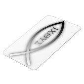 Ichthys – クリスチャン – イエズフィッシュ マグネット (左側)