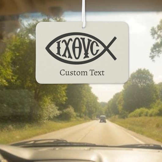 Ichthys Christian Symbol カーエアーフレッシュナー