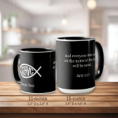 Ichthys Christian Symbol マグカップ