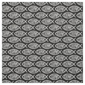 Ichthys Christian Symbol Pattern ファブリック (見本)