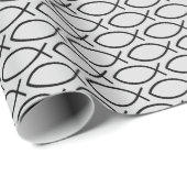 Ichthys Christian Symbol Pattern ラッピングペーパー (ロールコーナー)