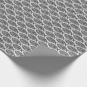 Ichthys Christian Symbol Pattern ラッピングペーパー (角)