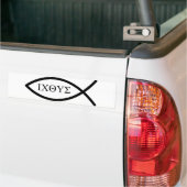 Ichthys (Symbol) バンパーステッカー (トラック上)