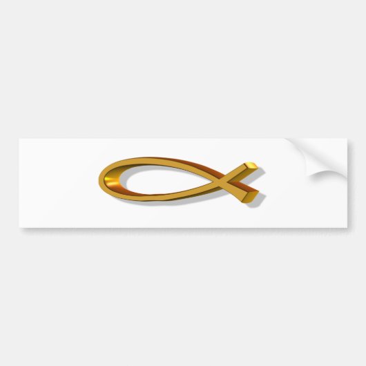 ICHTUS 3D バンパーステッカー (正面)