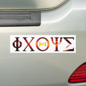 ICHTUS Grec 1 Lumière バンパーステッカー (車上)