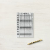 Icicle , 4" x 6" ポストイット (デスク上)