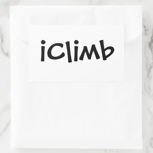 iClimb 長方形シール (バッグ)