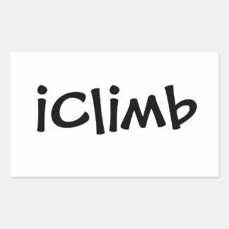 iClimb 長方形シール