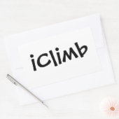 iClimb 長方形シール (封筒)