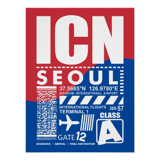 ICNソウルエアポート ポスター (正面)