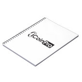 iCoinProLogoブラック ノートブック (左側)